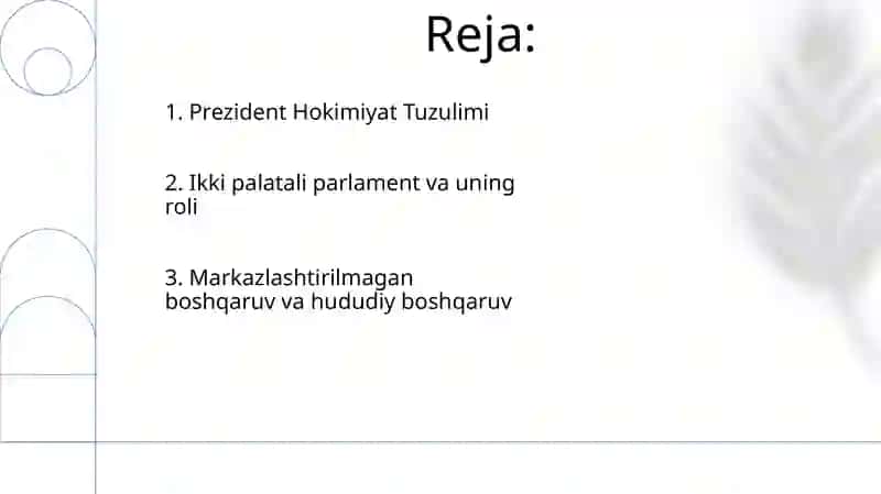 O'zbekiston Respublikasi davlat shaklining oʻziga xos xususiyatlari 2