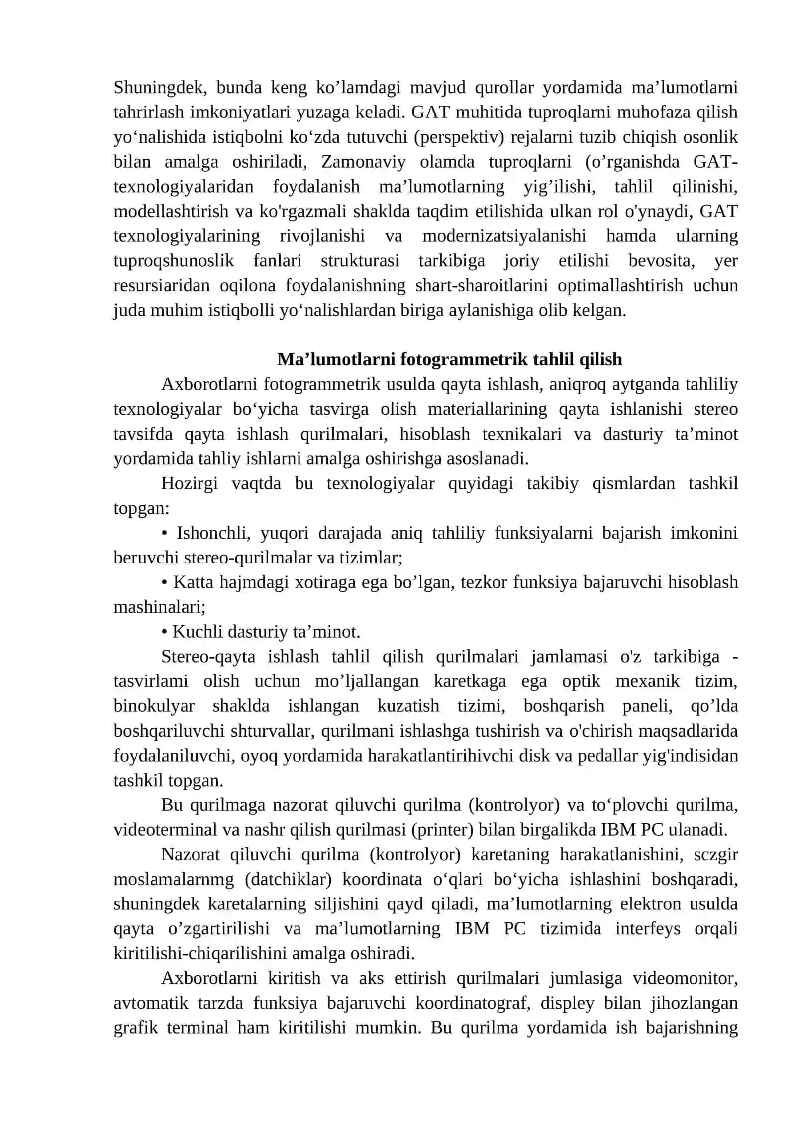 Tuproqshunoslikda GAT ma’lumotlari to‘g‘risida tushuncha 2