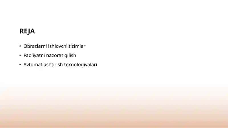 Obrazlar asosida faoliyatni nazorat qilish 2