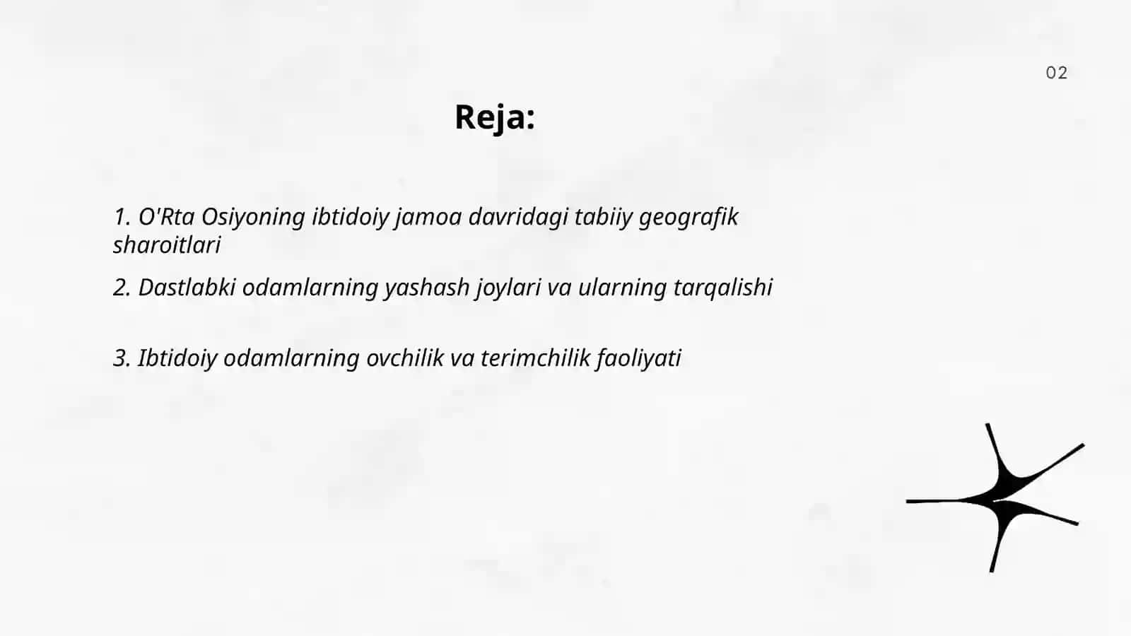 O'Rta Osiyoning ibtidoiy jamoa davridagi tabiiy geografik sharoitlari 2