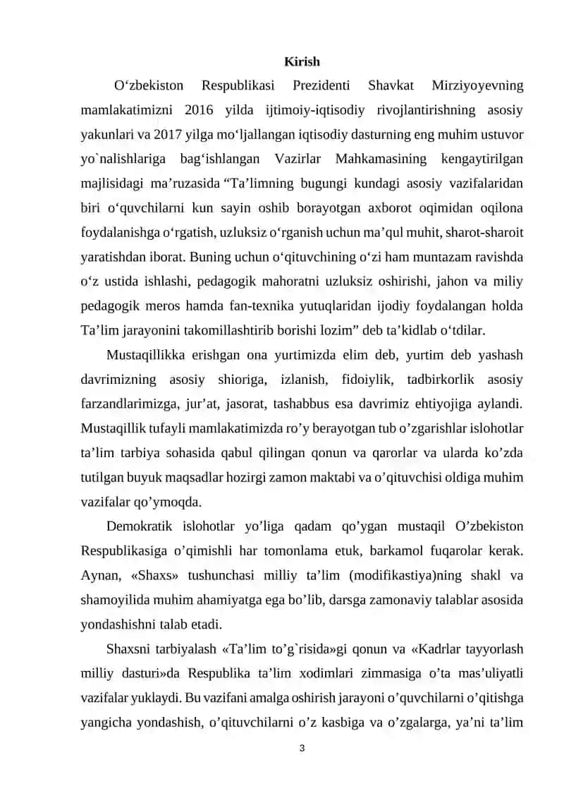 Ta'limning bugungi kun 2