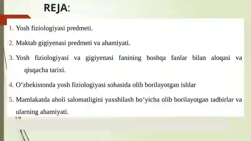 Yosh anatomiyasi, fiziologiyasi va gigiyenasi fanining rivojlanish tarixi. 2