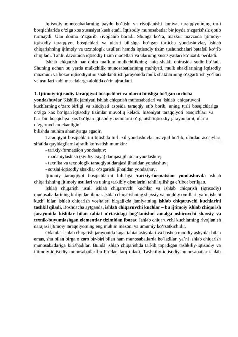 Mulkchilik munisabatlarinimg mohiyati va ularning huquqiy iqtisodiy jihatlari 2