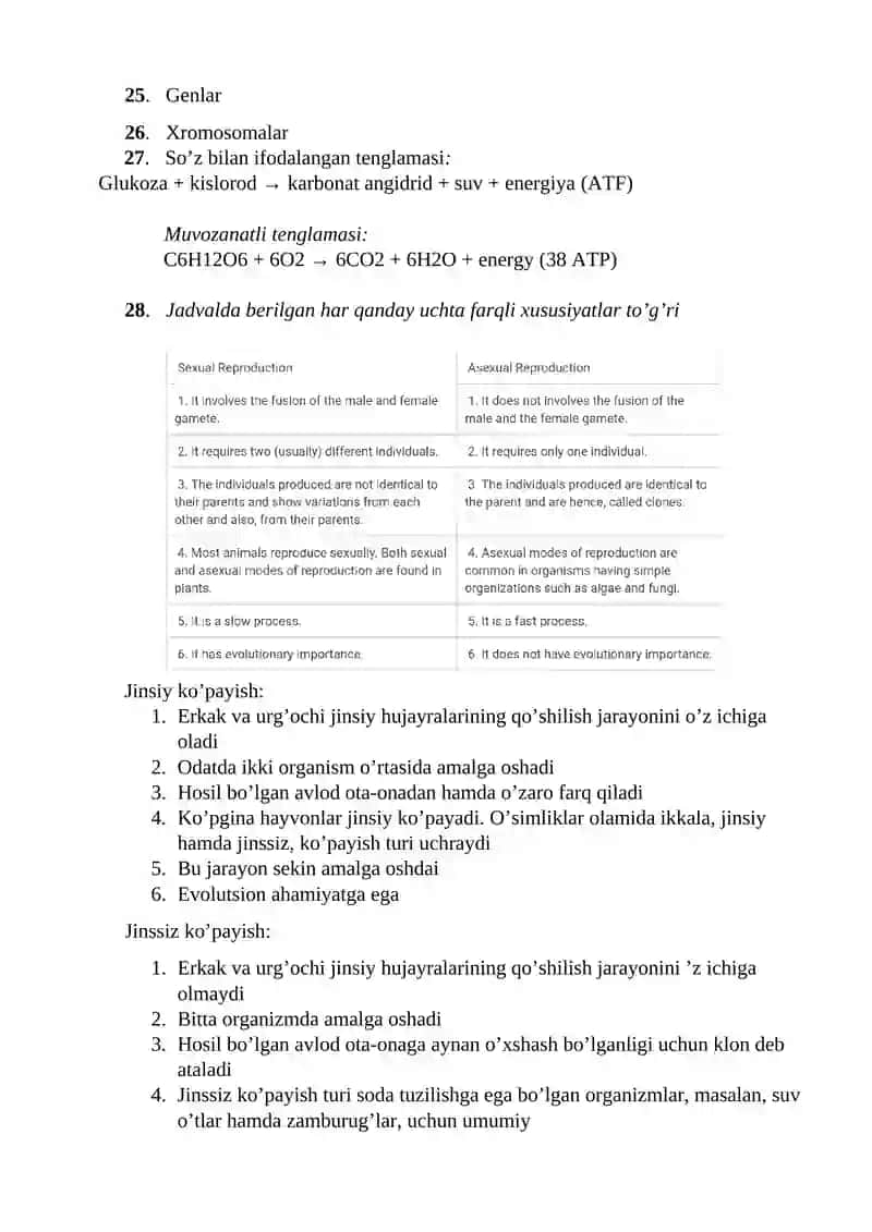 Science – 7-sinf Javoblar 2