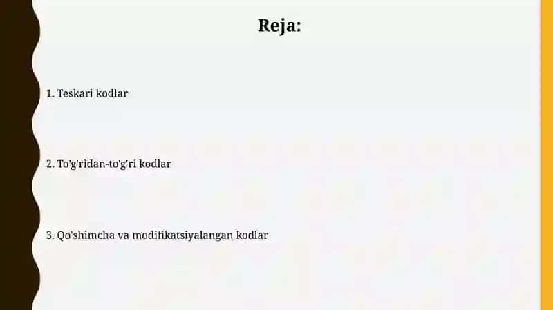 Kodlash standartlari 2
