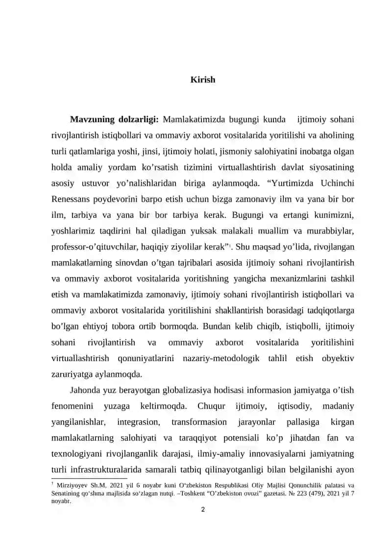 IJTIMOIY SOHANI RIVOJLANTIRISH ISTIQBOLLARI 2