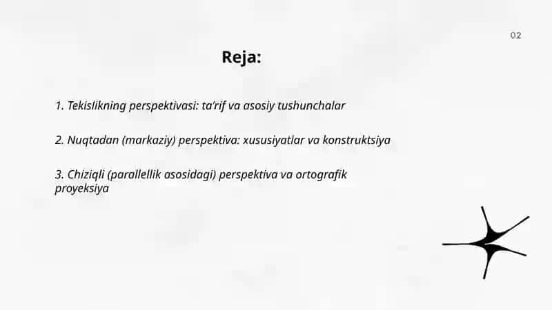 Tekislikning perspektivasi 2