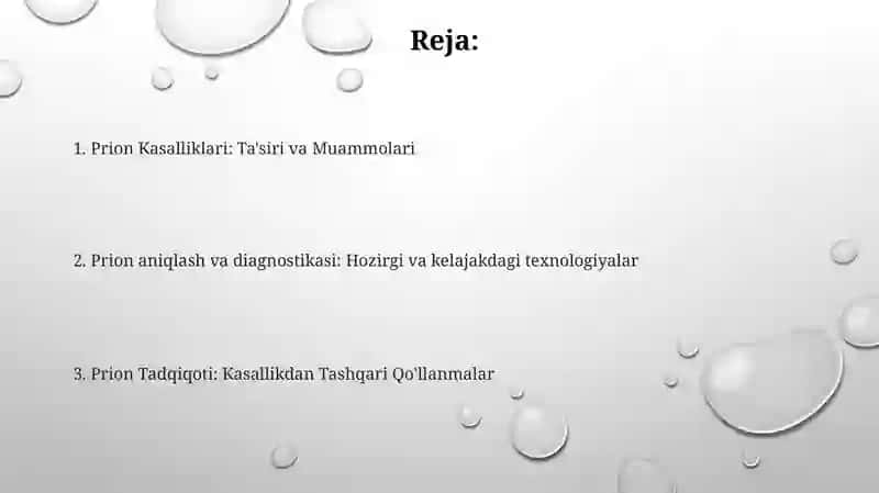 Prion Kasalliklari: Ta'siri va Muammolari 2