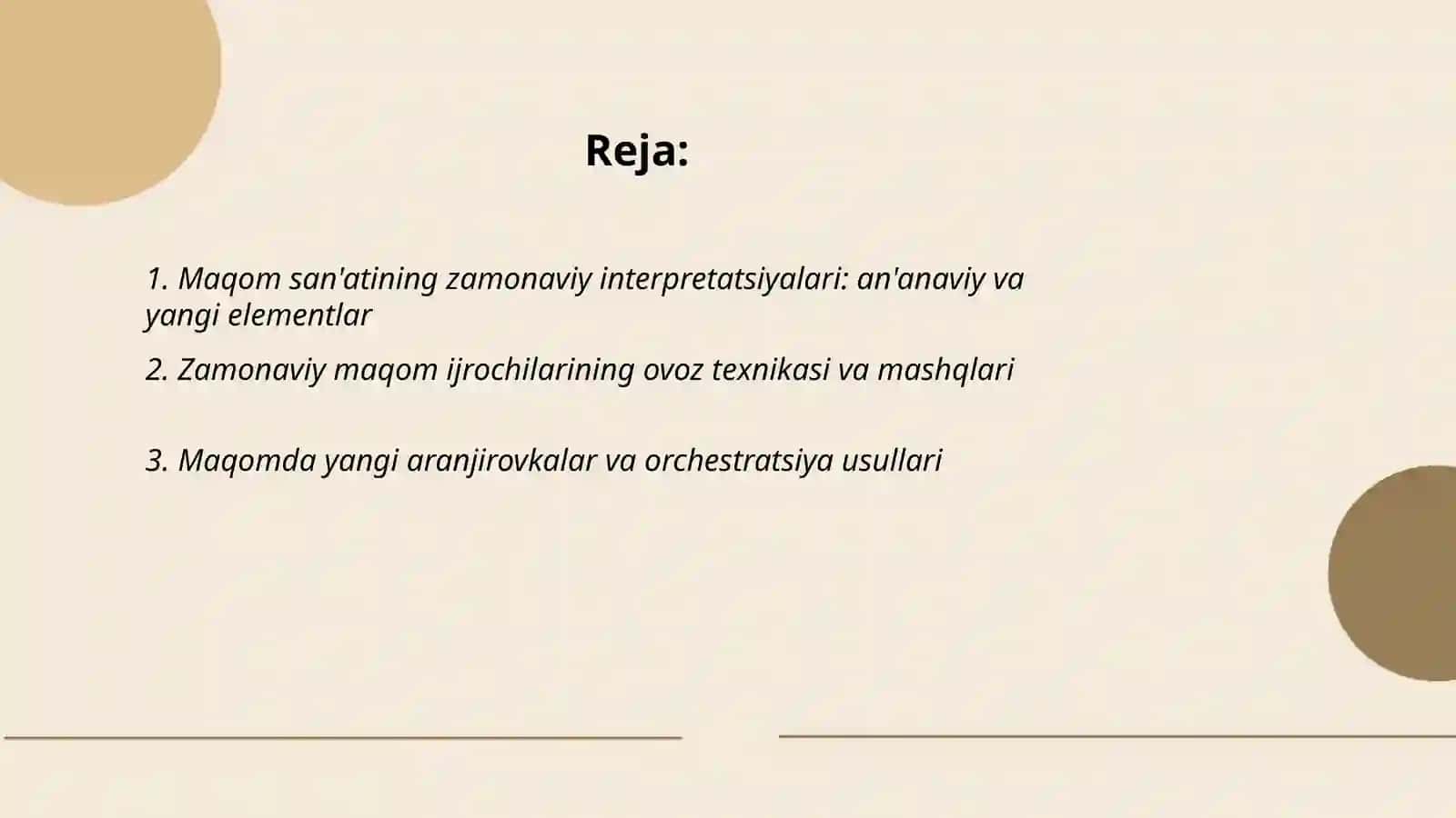 Maqom san'atining zamonaviy ijrosi 2