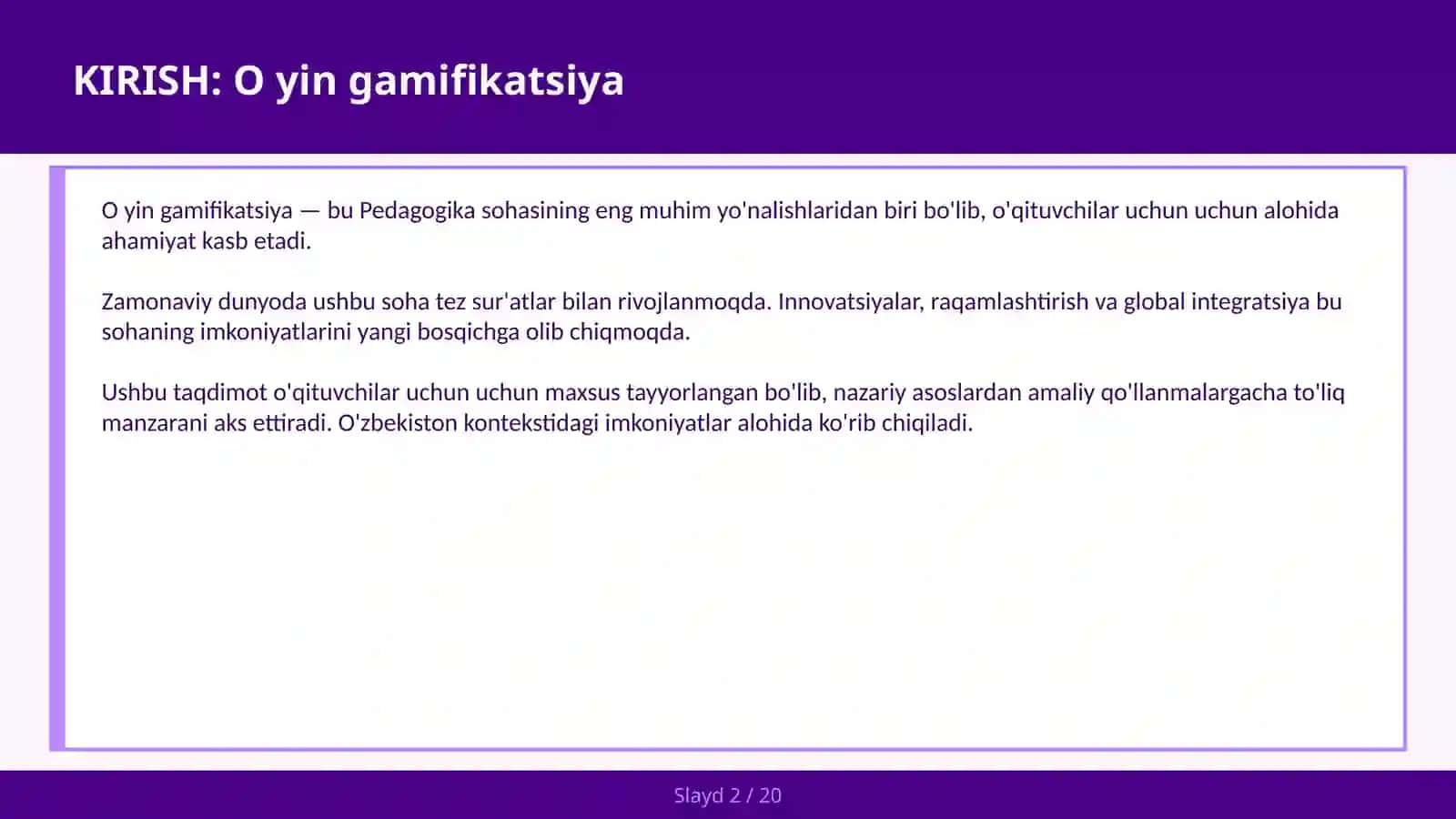 O yin gamifikatsiya 2