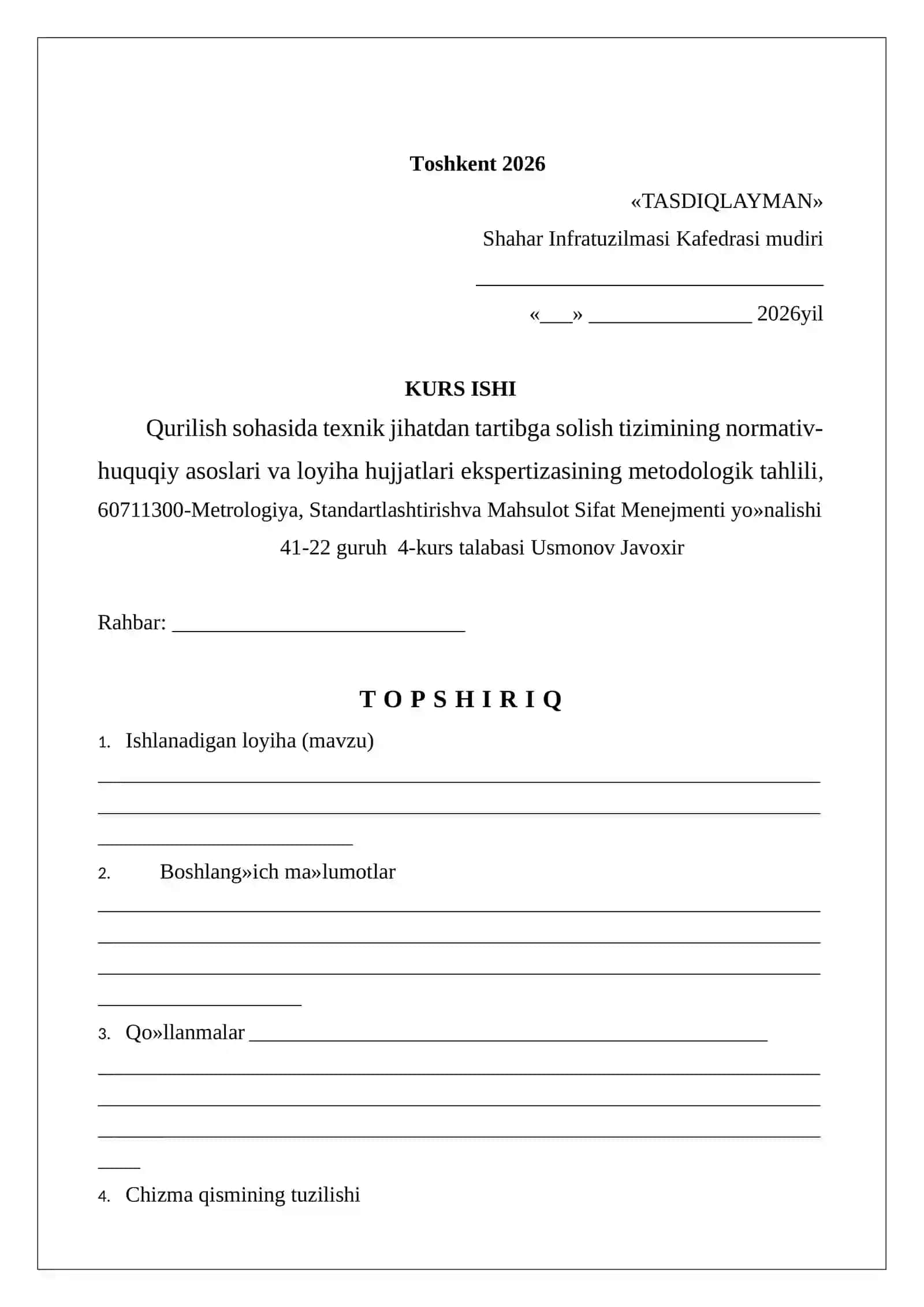 QURILISHDA TEXNIK JIHATDAN TARTIBGA SOLISH SOHASIDA RAQAMLI TEXNOLOGIYALAR (BIM)DAN FOYDALANISH VA EKSPERTIZA JARAYONINI AVTOMATLASHTIRISH ISTIQBOLLARI 2