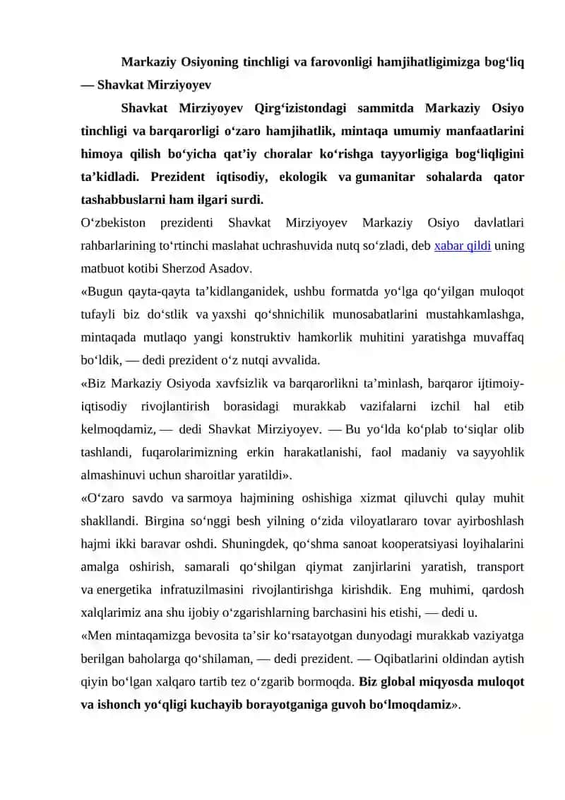 MAMLAKATIMIZ XAVFSIZLIGI VA BARQARORLIGINI TAʼMINLASH 2