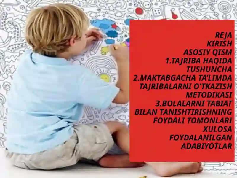 Oddiy tajribalar va ularni o'tkazish metodikasi 2