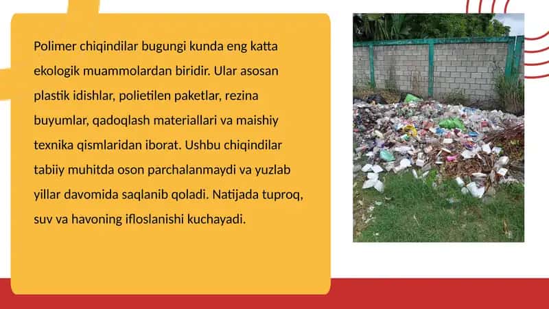 Chiqindilardan polimer material ishlab chiqarish 2