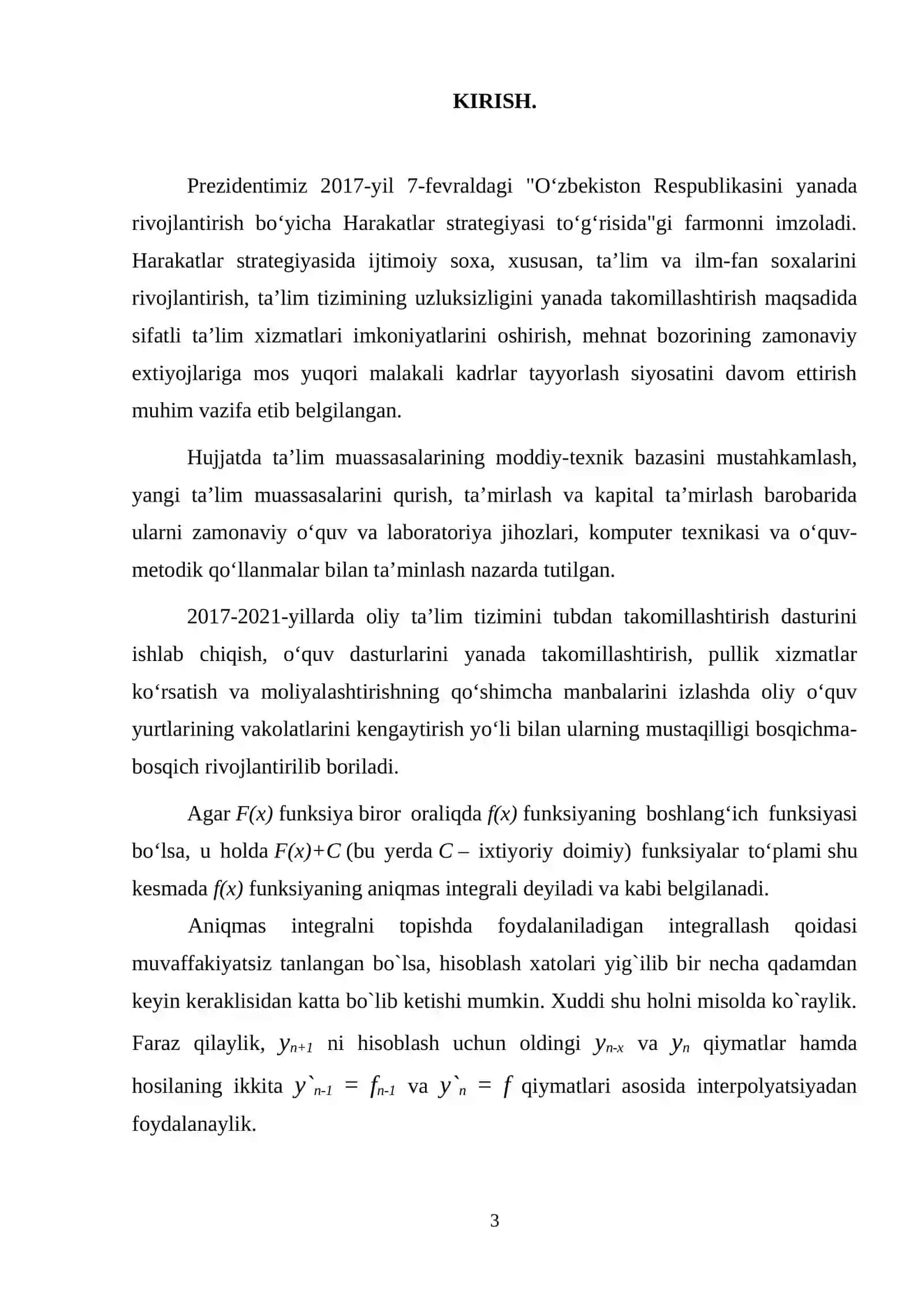 Aniqmas integrallarni hisoblash 2