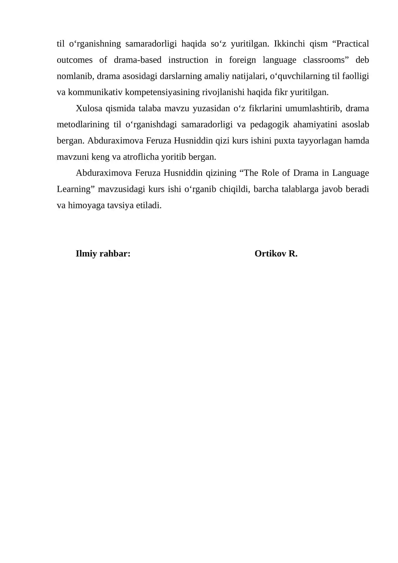 The role of drama in language learning 2