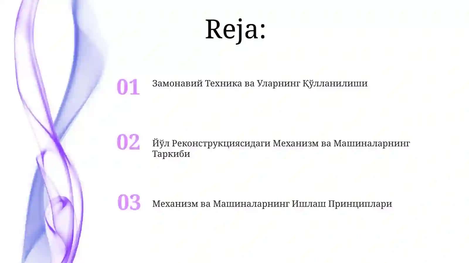 Механизм ва Машиналарнинг Ишлаш Принциплари 2