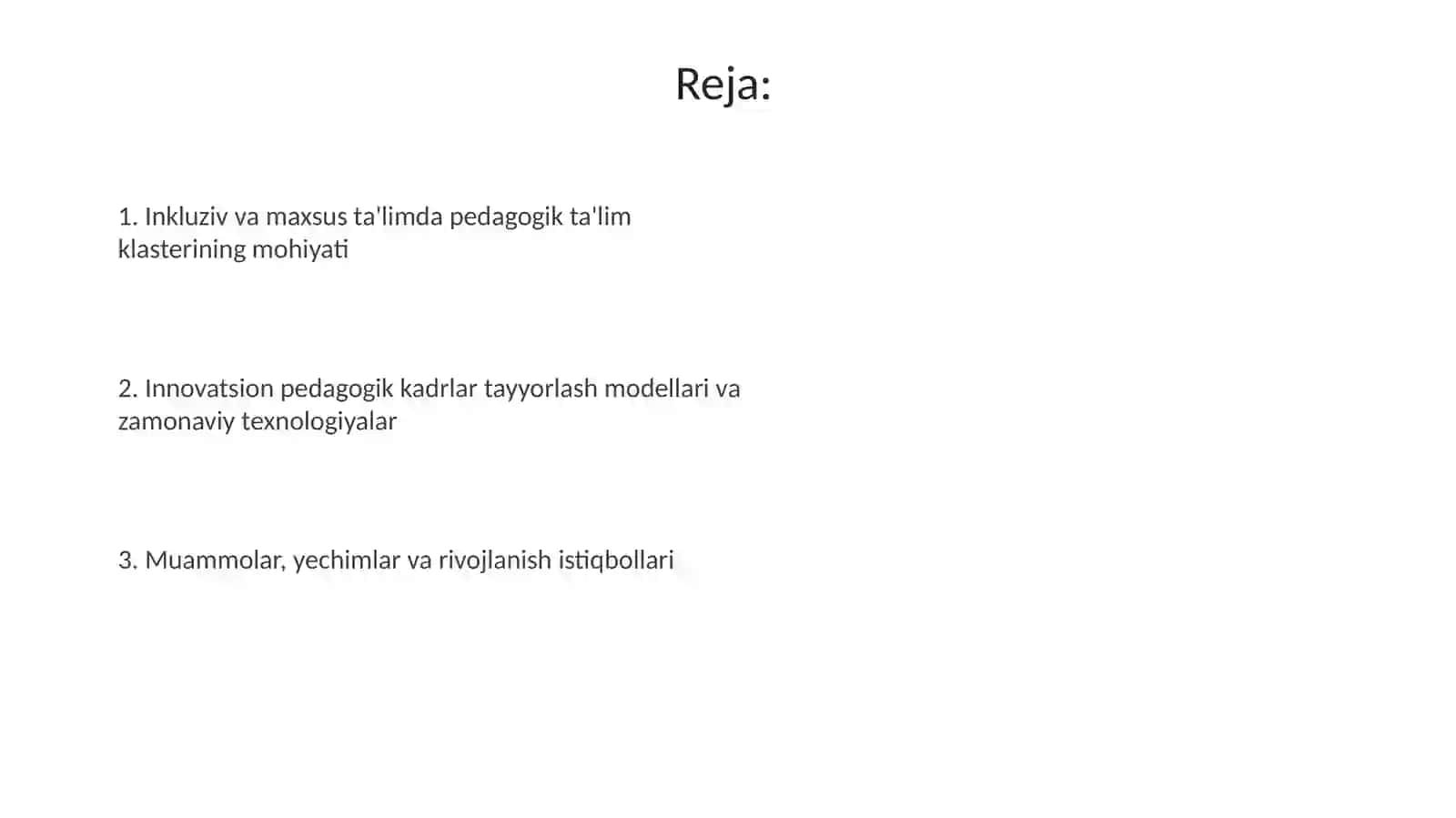 Inklyuziv va maxsus taʼlimda pedagogik taʼlim innovatsion klasteri 2