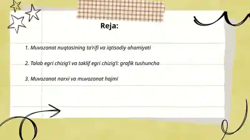 Muvozanat nuqtasi: talab va taklif uchrashadigan joy 2