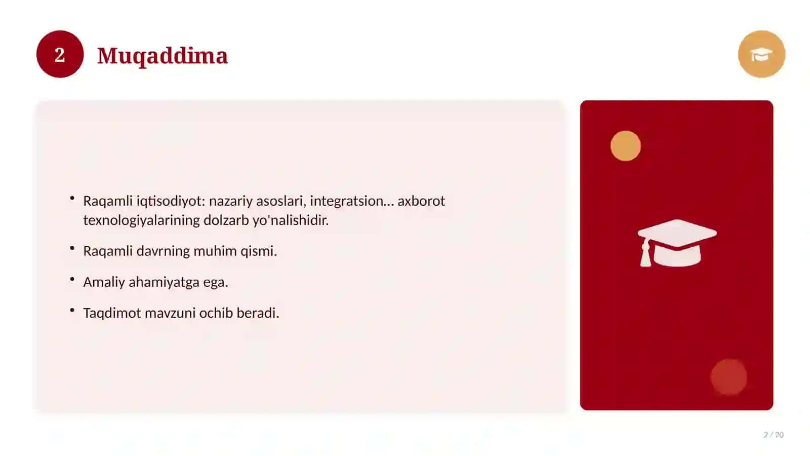 Raqamli iqtisodiyot: nazariy asoslari, integratsion yondashuvda (Kurs ishi) 2