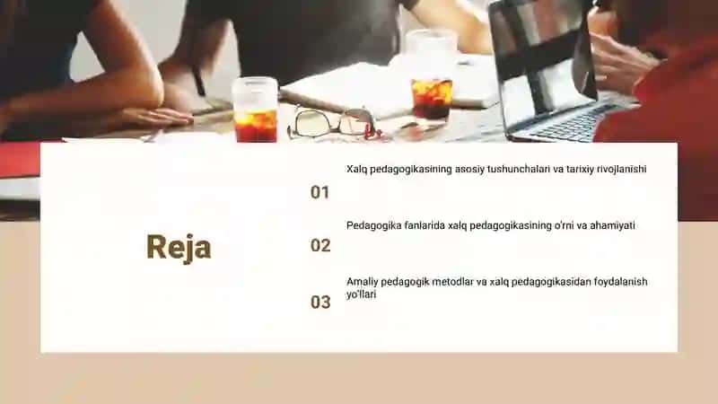 Xalqpedagogikasiningpedagogikafanlaro’rni 2