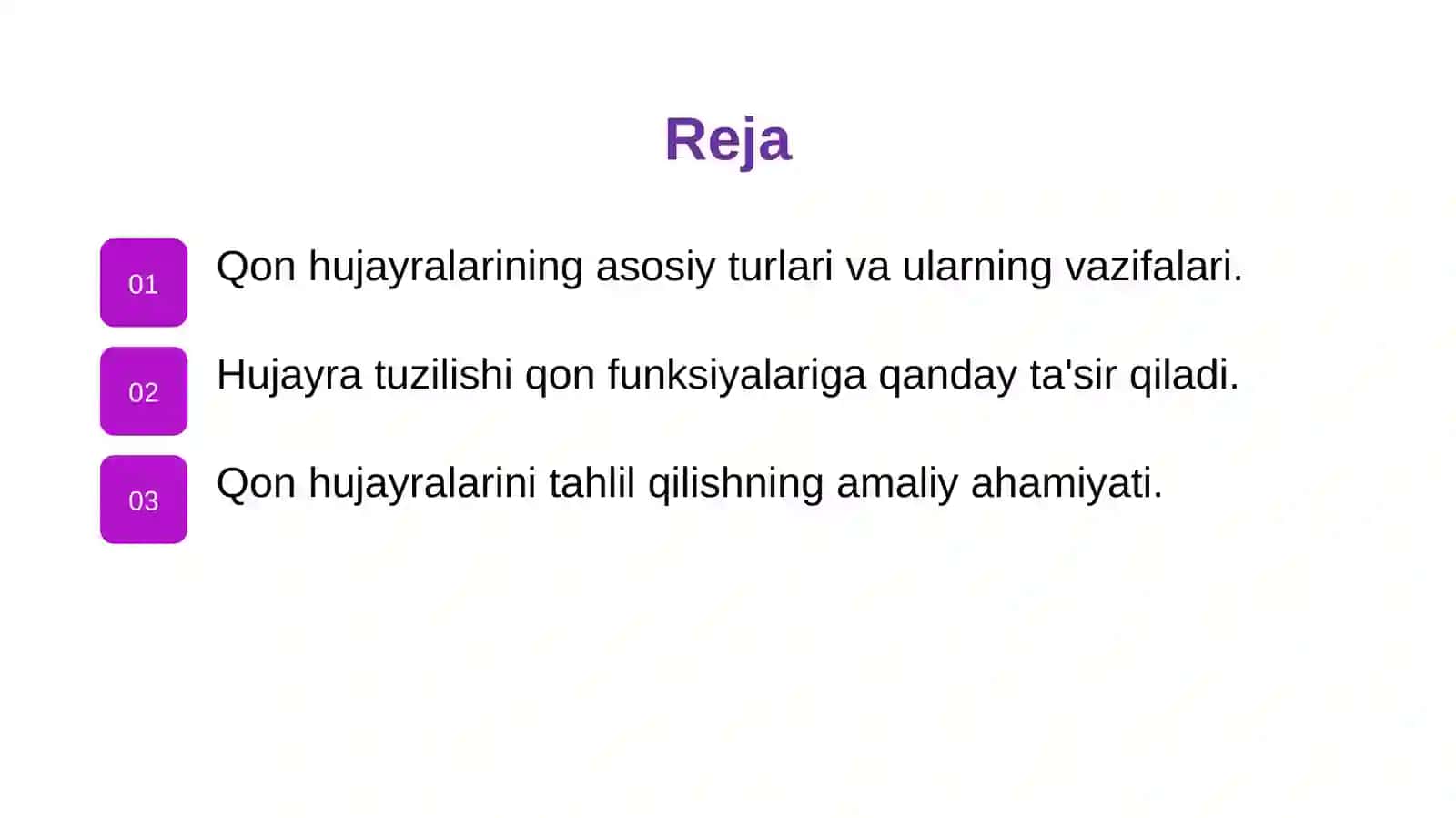 Qon hujayralarining tuzilishi va vazifalari 2