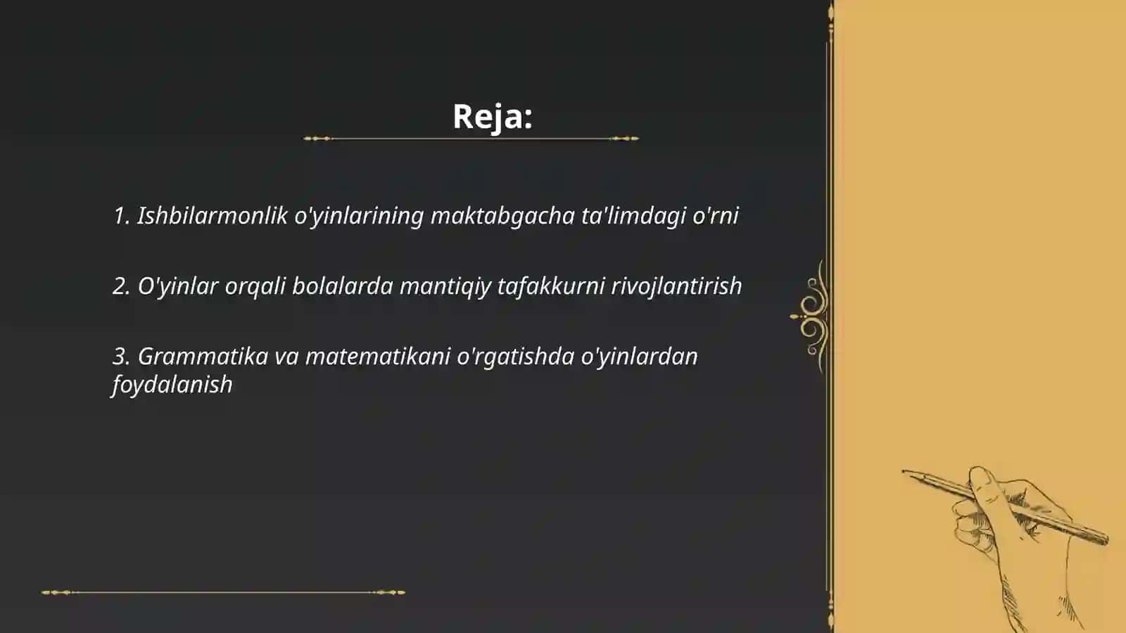 Maktabgacha ta'lim tashkilotlarida ishbilarmonlik oʻyinlari 2