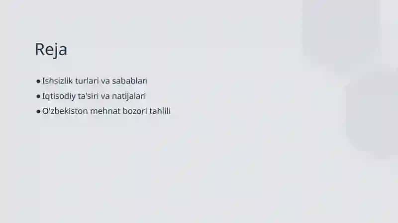 Ishsizlik va uning turlari 2