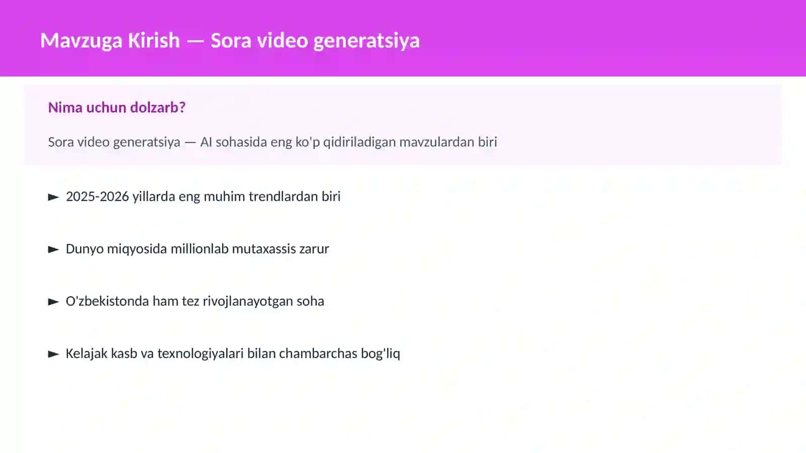Sora video generatsiya 2