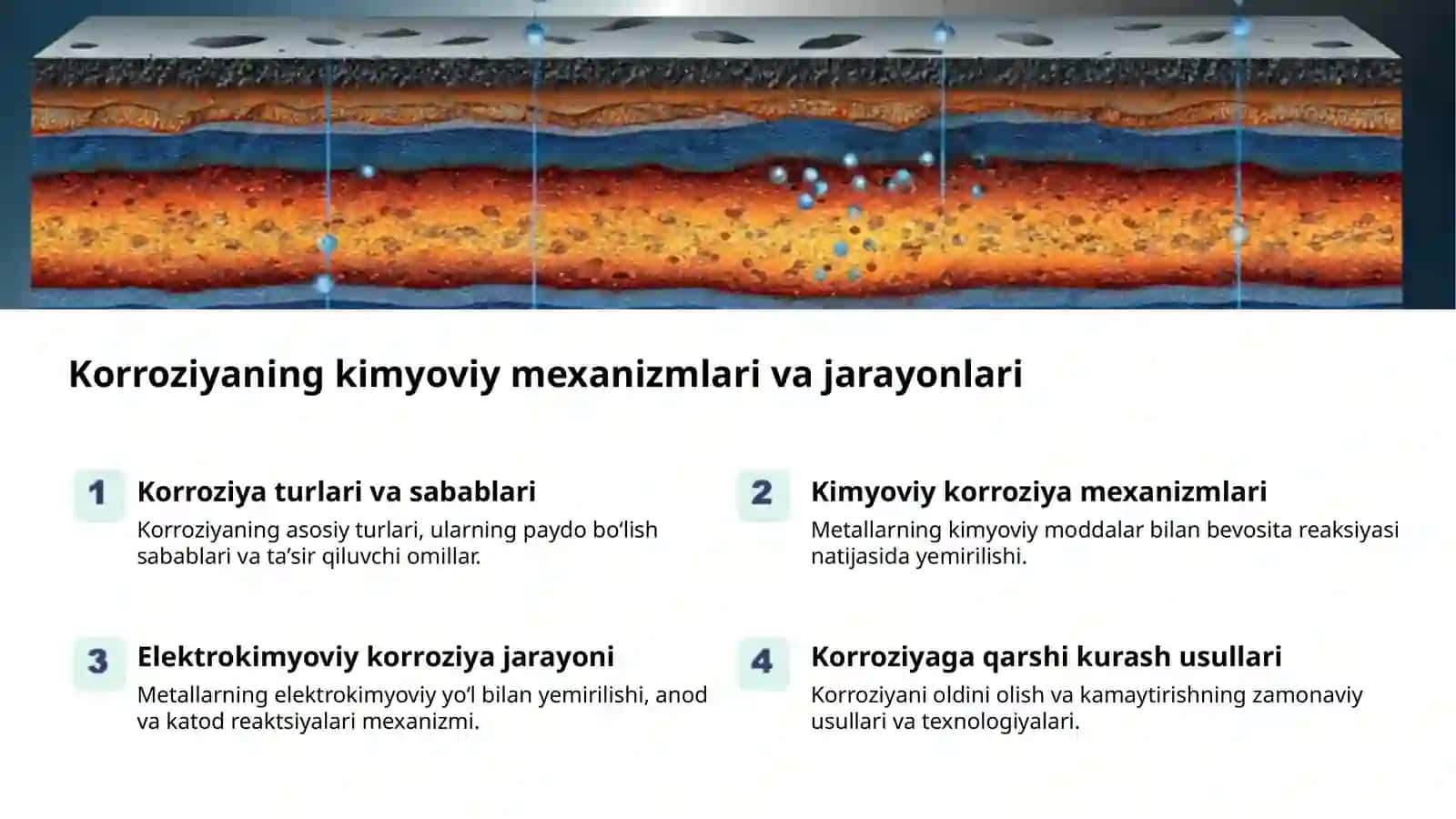 Metallar korroziyasi va himoyalash usullari 2