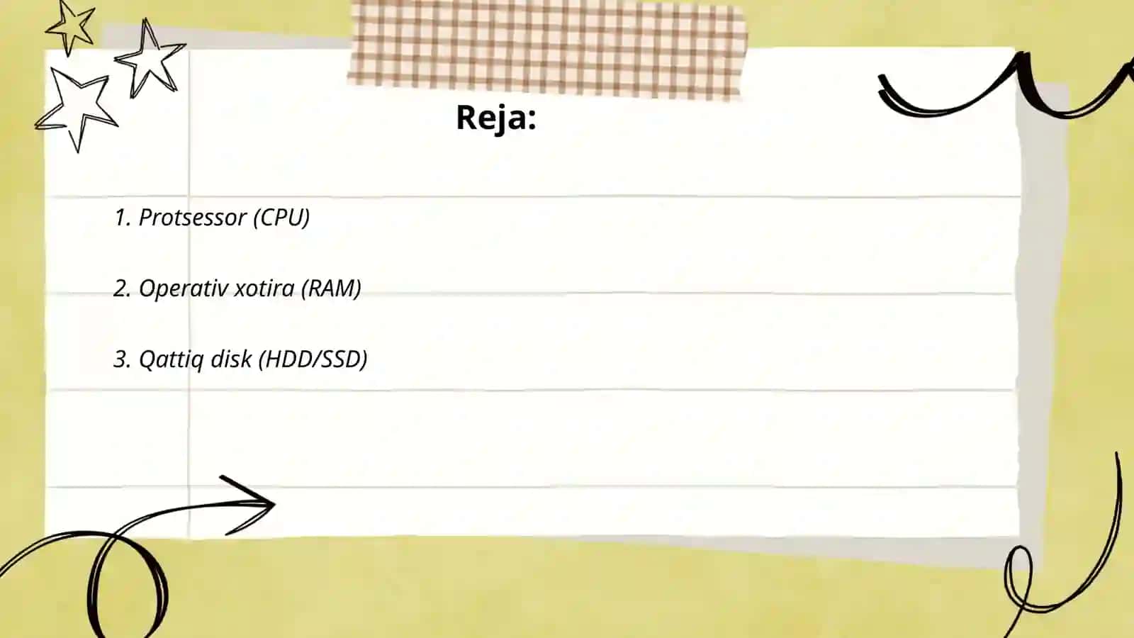 Shaxsiy kompyuterning asosiy qismlari 2