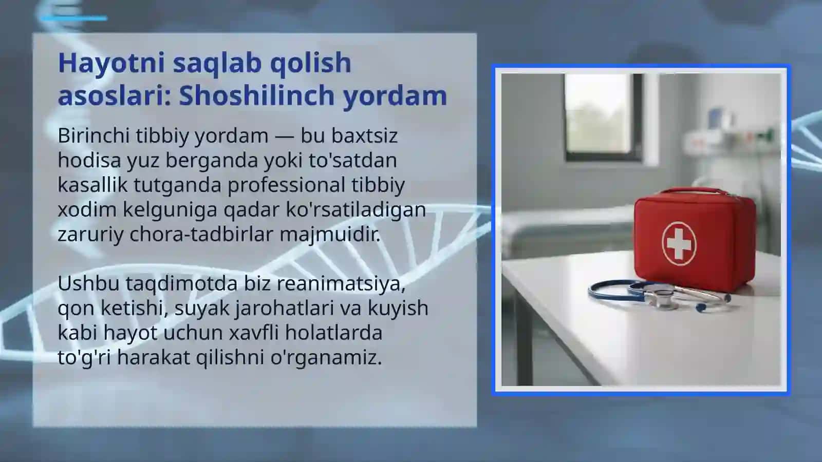 Yurak-o'pka reanimatsiyasi va birinchi tibbiy yordam 2