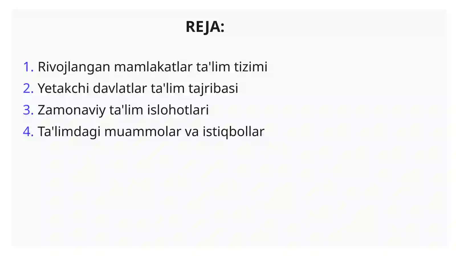 Rivojlangan Mamlakatlar Ta'lim Tizimining Mohiyati va Ahamiyati 2