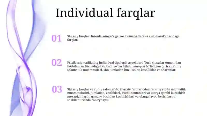 Psixik Salomatlikning Individual-Tipologik Aspektlari 2