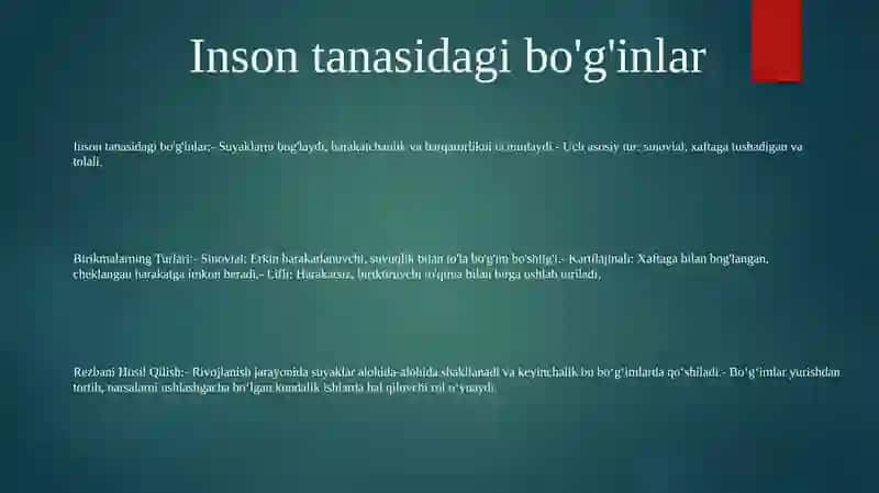 Birikmalarning Turlari.Rezbani Hosil Qilish 2