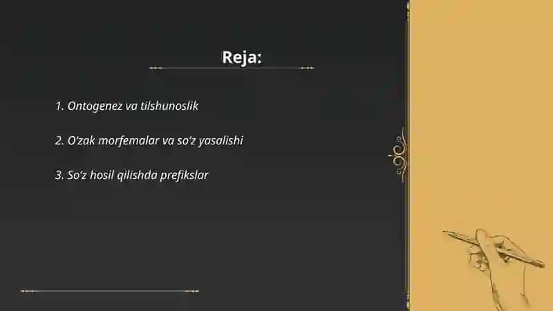 Ontogenez va tilshunoslik 2