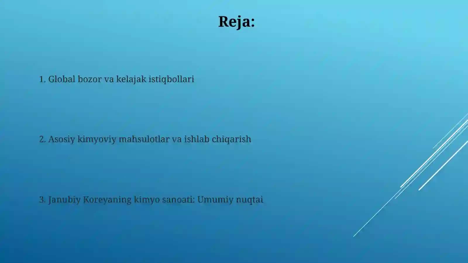 Janubiy Koreya kimyo sanoati 2