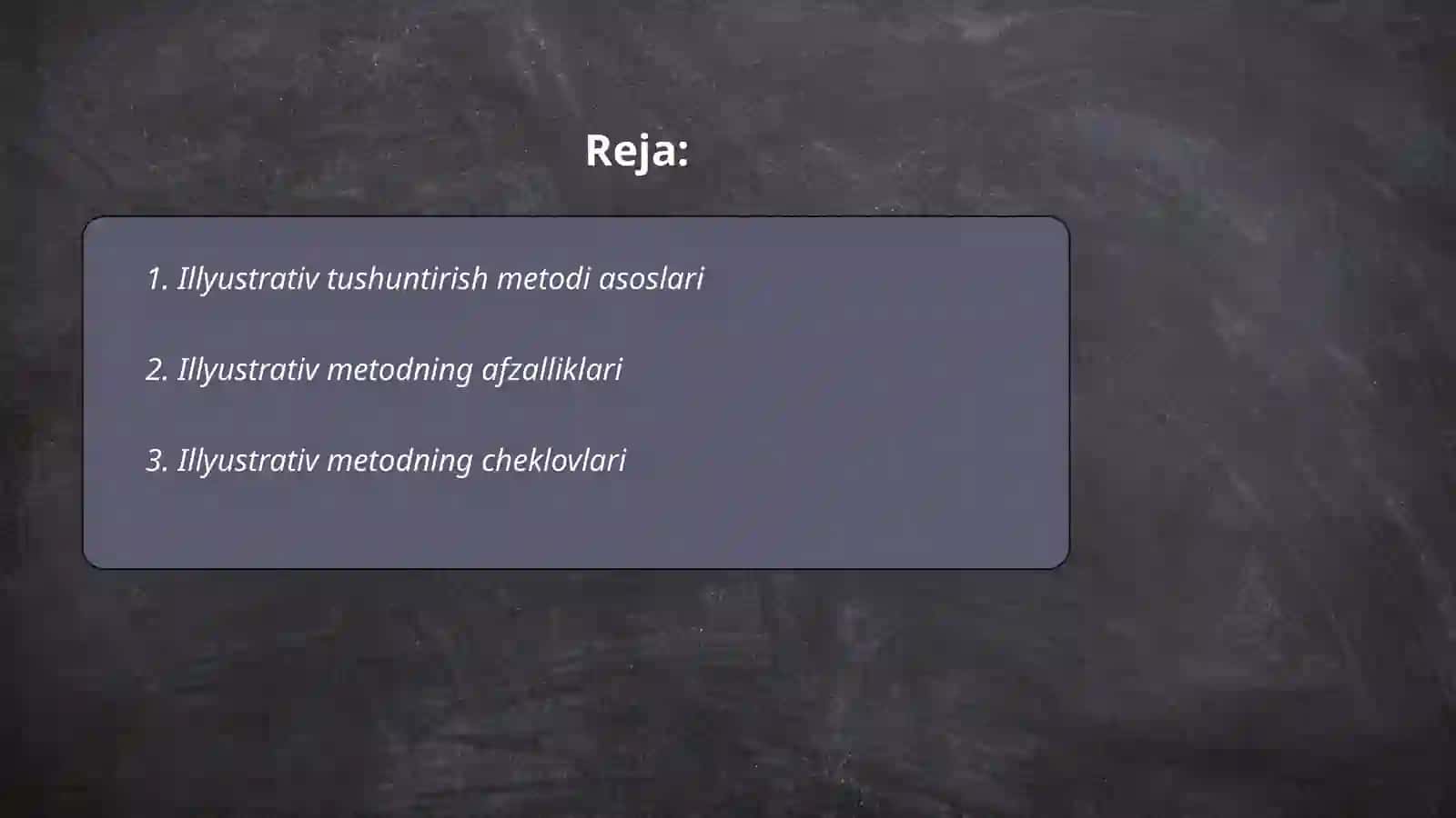 Kimyo oʻqitishning umumiy metodlari 2