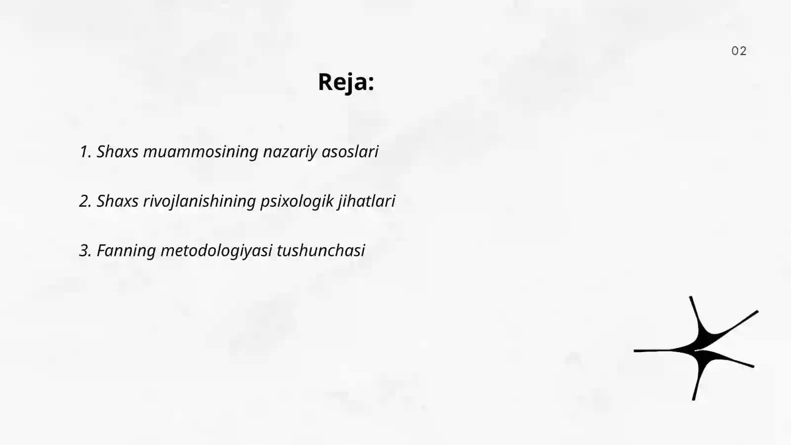 Shaxs muammosi va fanning metodologik darajalari 2