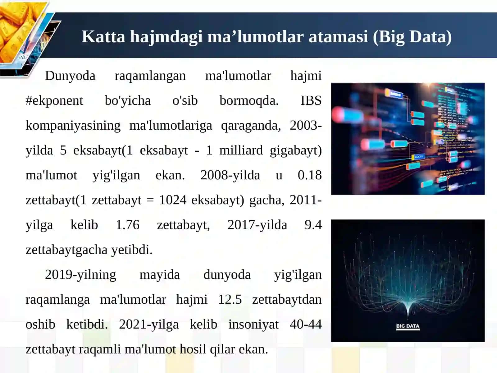 Ma`lumotlar bazasini klassifikatsiyalash.Ma`limotlarni fizik va mantiqiy tavsifi.Uch bosqichli arxitektura 2