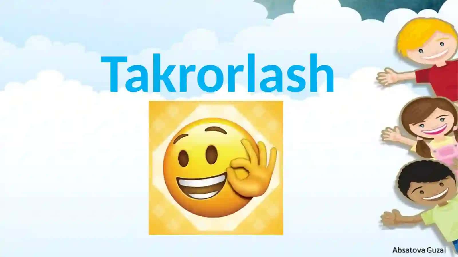 Takrorlash 2