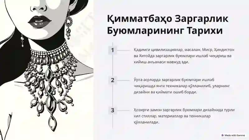 Қимматбаҳо Заргарлик Буюмлари ва Қимматбаҳо Тошларни Баҳолаш 2