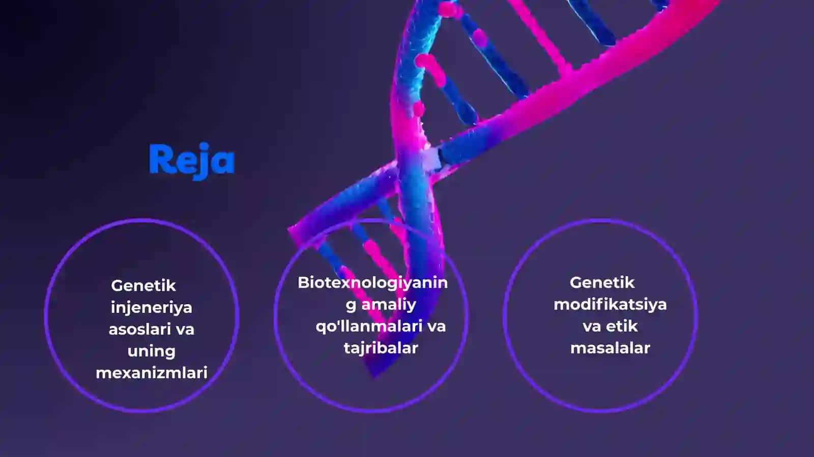 Genetik injeneriya va biotexnologiya 2