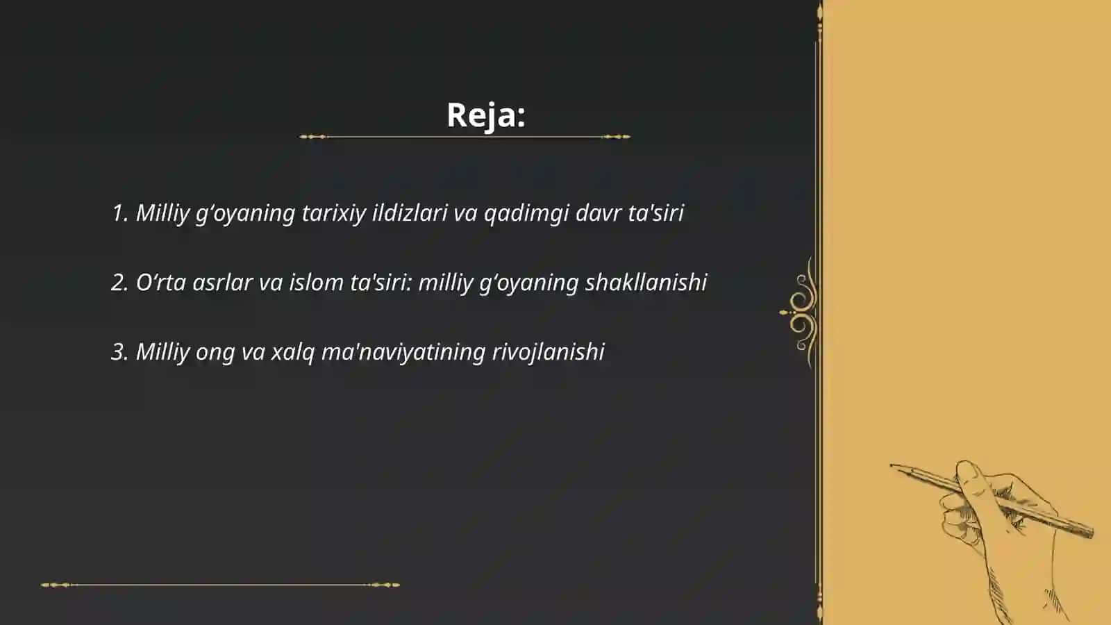 Milliy g'oyaning shakllanish tarixi uning namoyon bo'lishi xususiyatlari 2