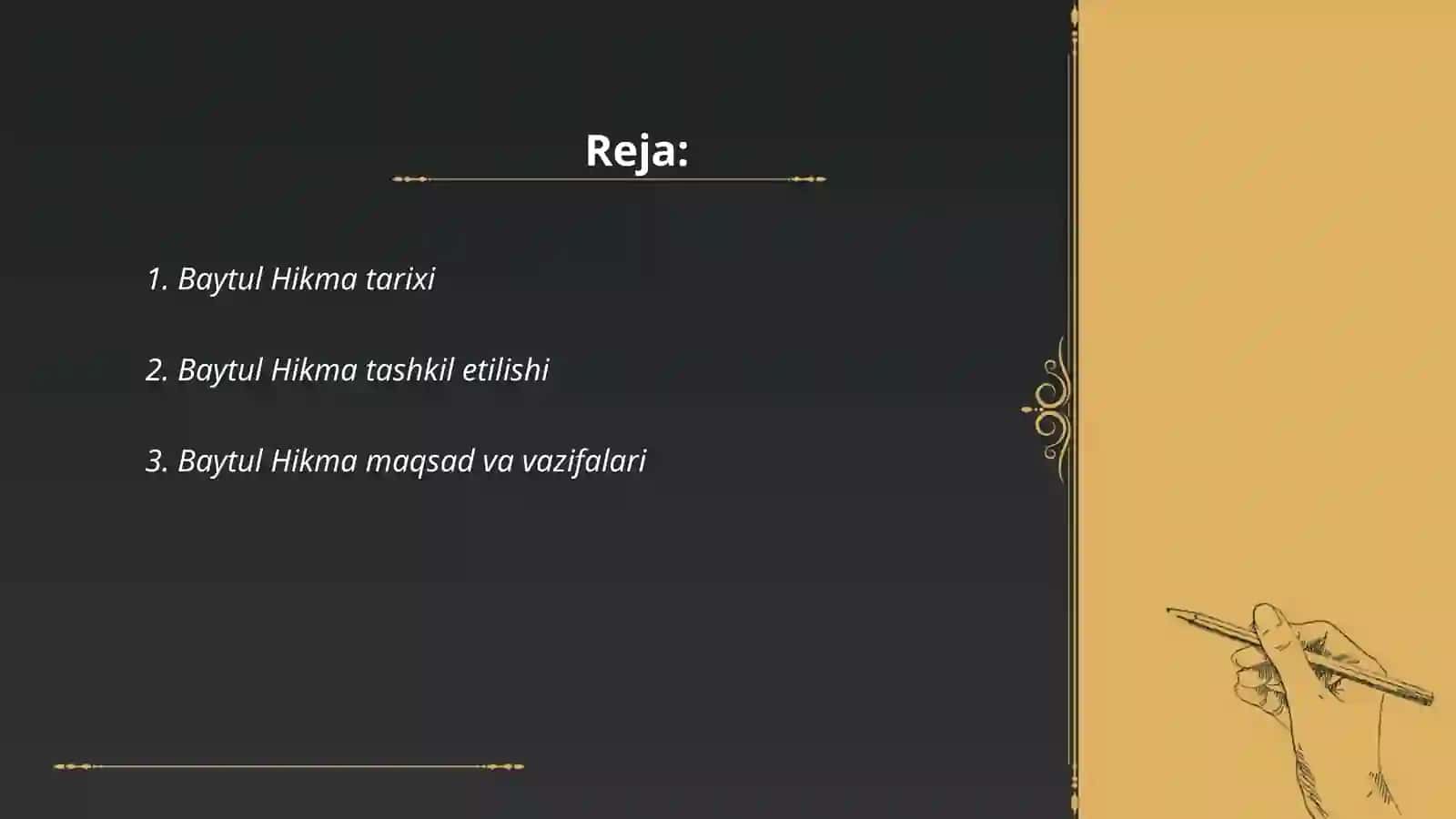 Baytul Hikma allomalar haqda 2