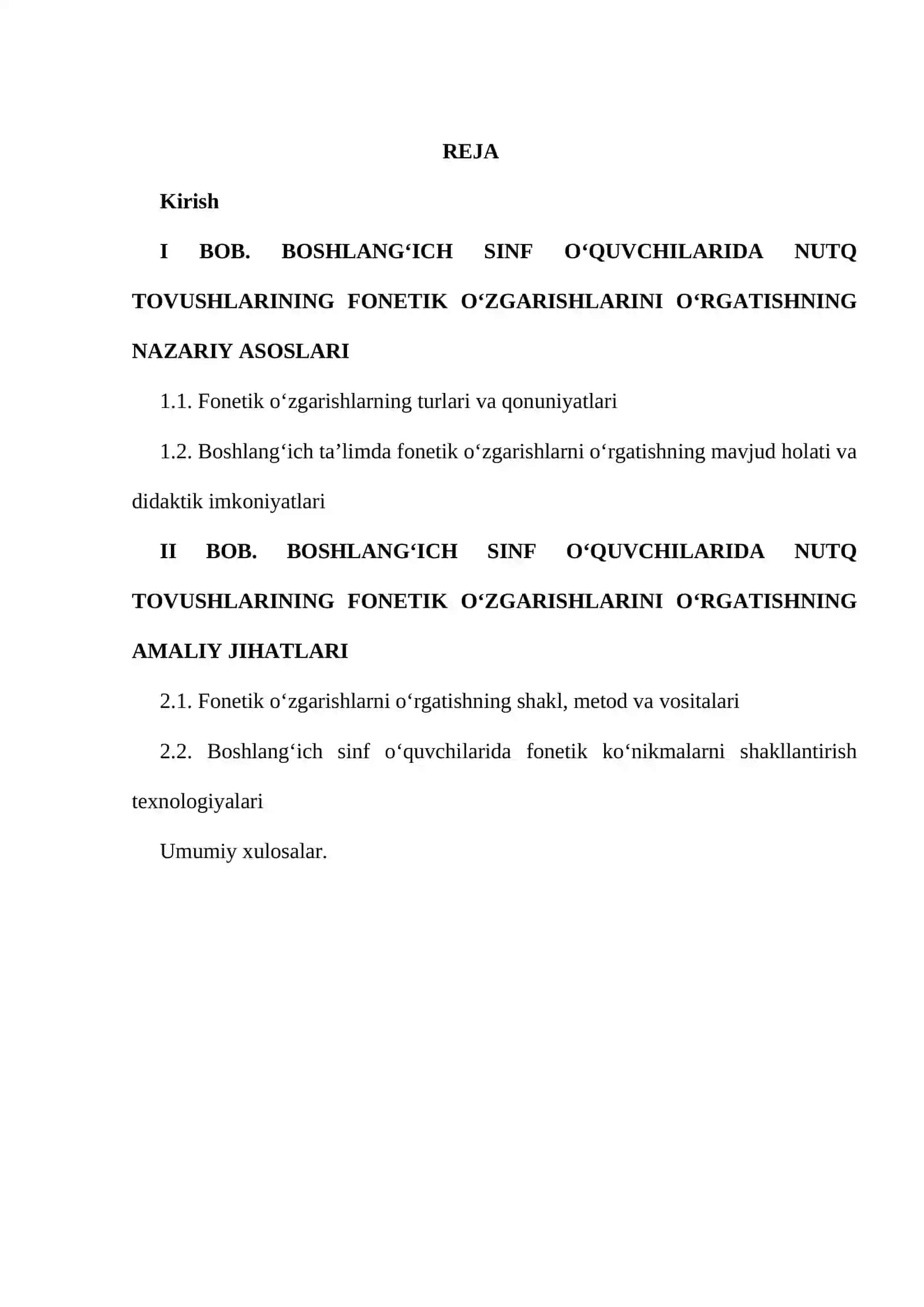 “Nutq tovushlarining fonetik oʻzgarishlari” 2