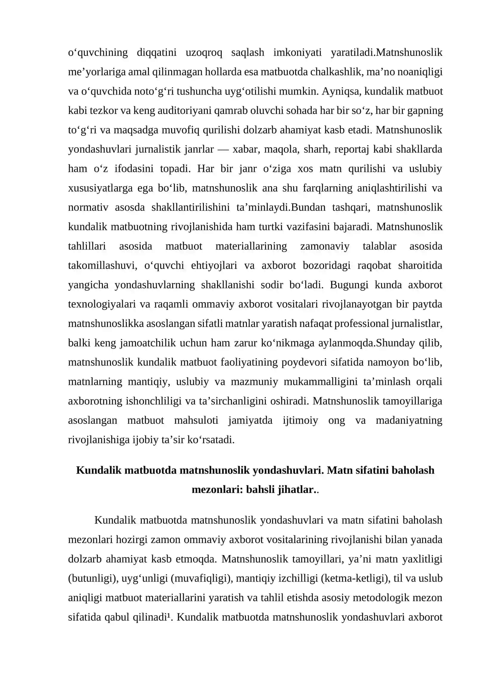 Kundalik Matbuotdagi Matnshunoslik Mavzusidagi Bahs-Munozaralar 2