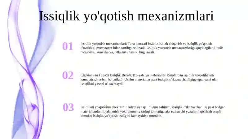 Cheklangan Fazoda Issiqlik Berish 2