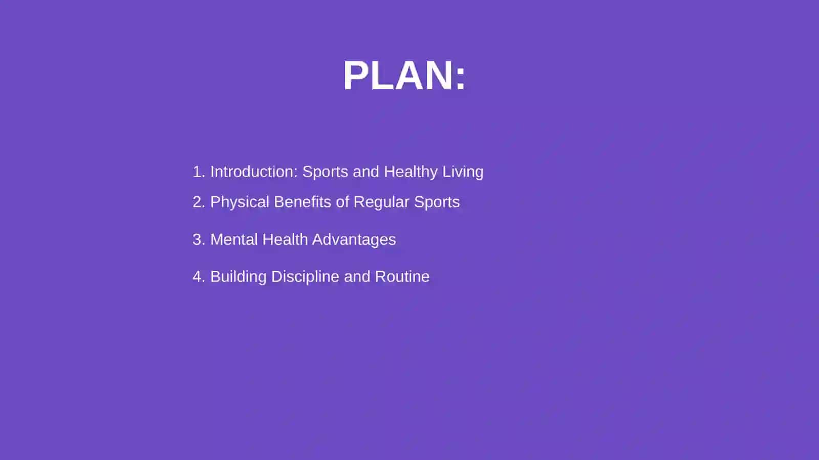 The role of a sport in a healthy lifesthyle 2