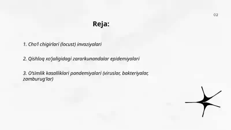 Biologik tabiiy ofatlar 2